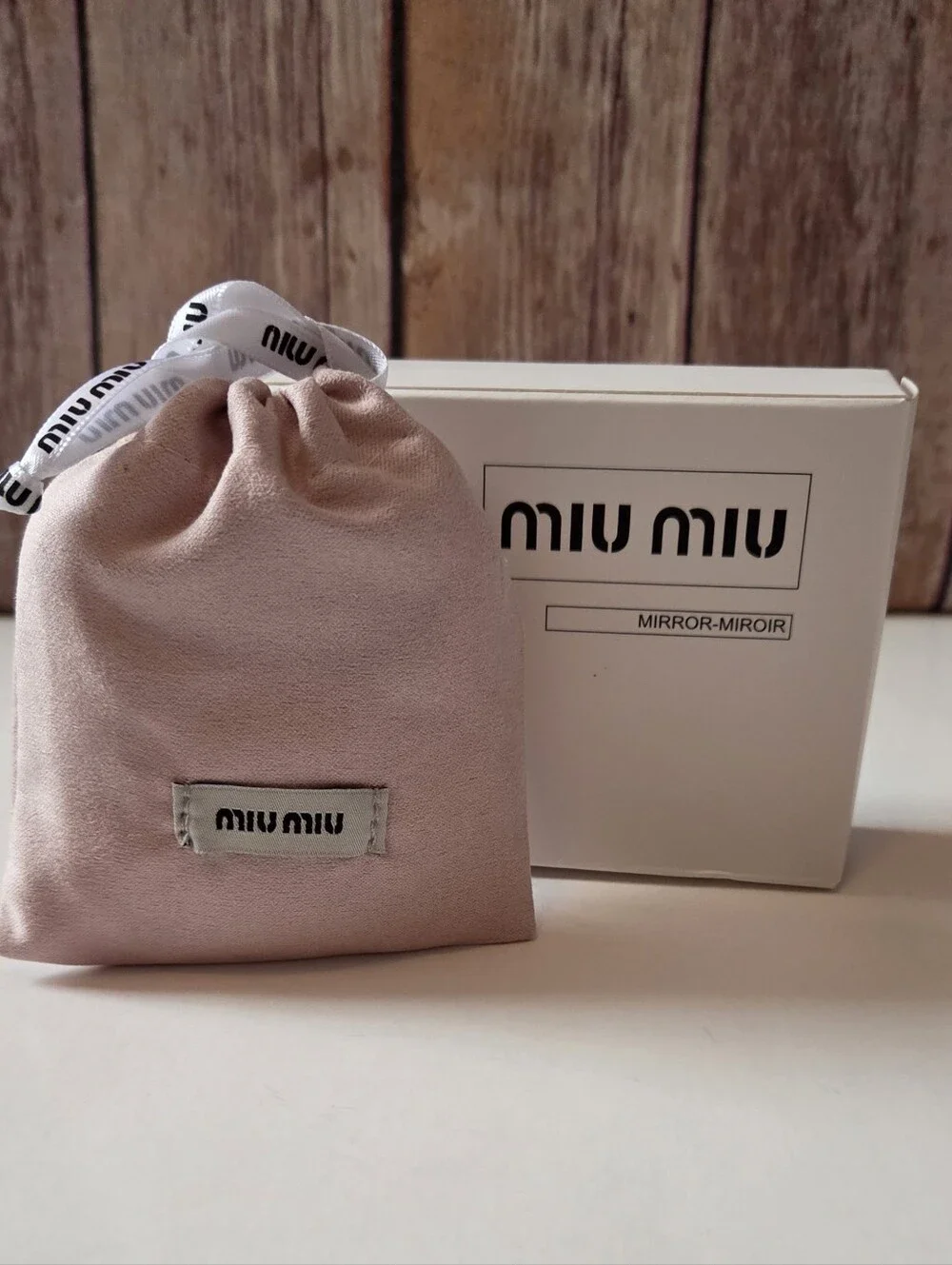 Miu Miu Compact Mirror NIB Dust Bag Included